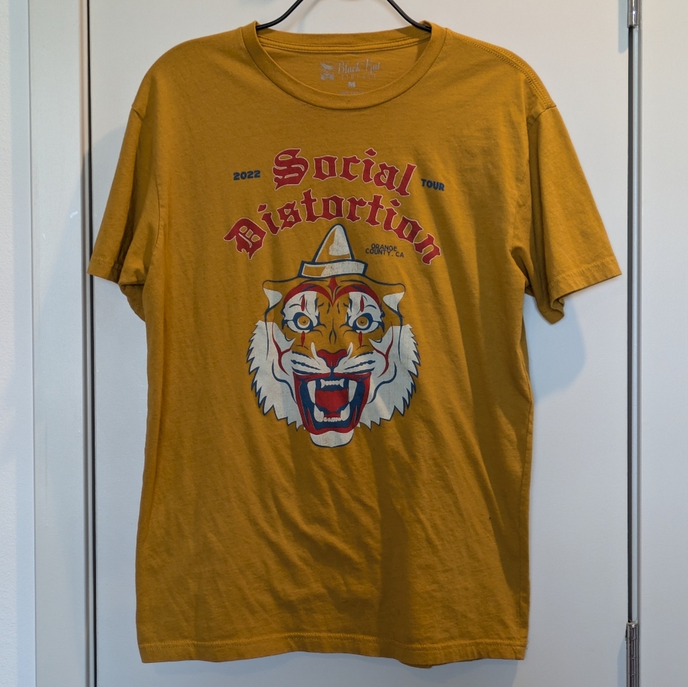Social Distortion Men's T-shirt M Yellow 💛